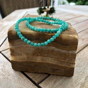💚 Set of Genuine Amazonite Bracelets 💚